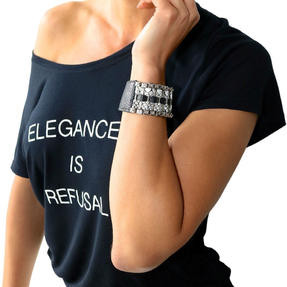 Nu Construction | Elegance is Refusal Tee | L